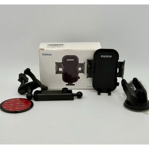 SUUSON Upgraded 3-in-1 Car Phone Mount Dashboard Windshield Vent Holder